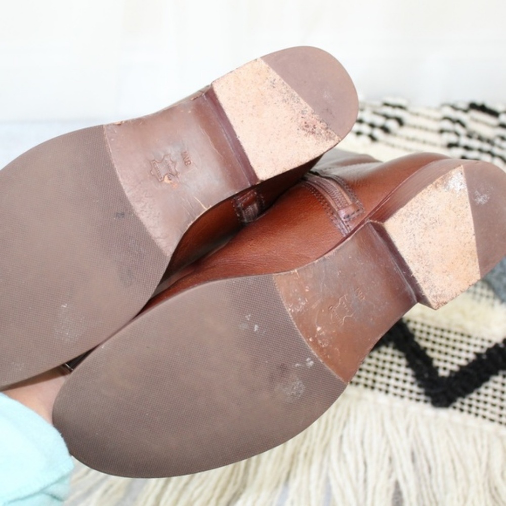 SOLD Tory Burch Brown Leather Riding Boots - Picture 5 of 8